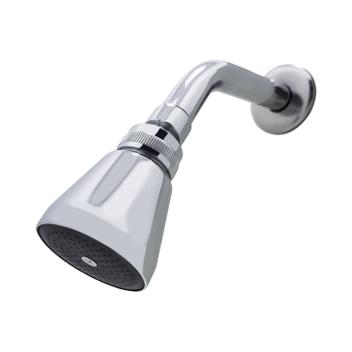Ducha Chuveiro Articulável Metal Parede Gás E Solar Cromado Luxo