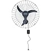 Ventisol Ventilador de Parede Oscilante, 3 Pás Premium, Preto, 60cm, Bivolt