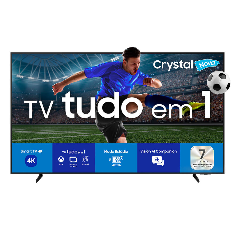 Samsung Smart TV 85" Crystal UHD 4K U8100F 2025 Xbox Cloud Gaming Canais Gratuitos Alexa UN85U8100FGXZD