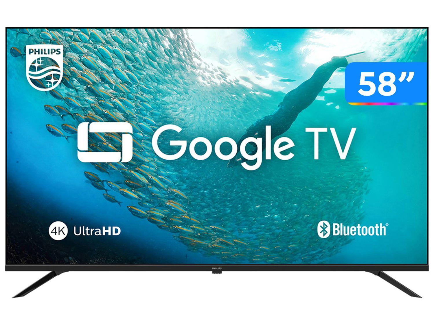 Philips 58PUG7019/78 Smart TV 58" 4K UHD D-LED - Wi-Fi Bluetooth Google Assistente