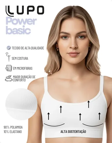 Top Lupo Loba Fitness - Opções de Cores