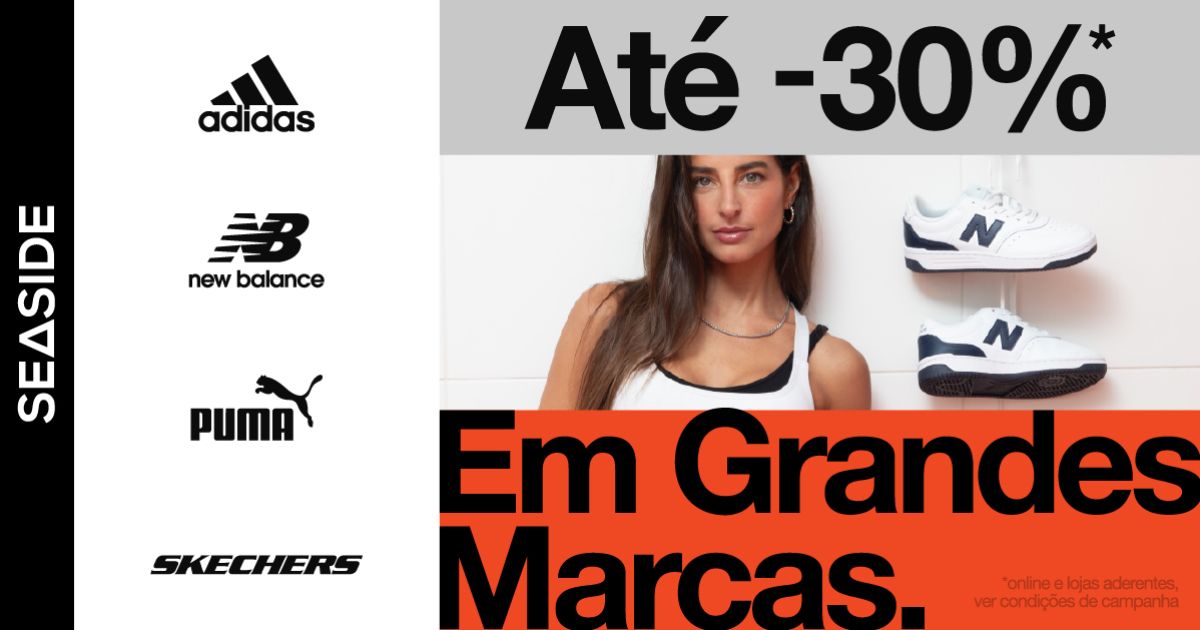 30% Off em Grande Marcas