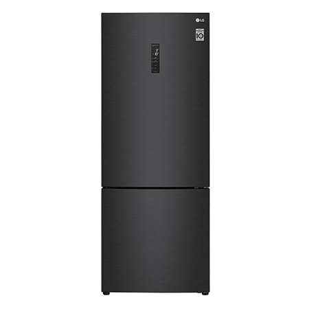 Geladeira Smart LG Frost Free Inverter 462L Inverse Cor Black Inox (GC-B569NQL) - 127V