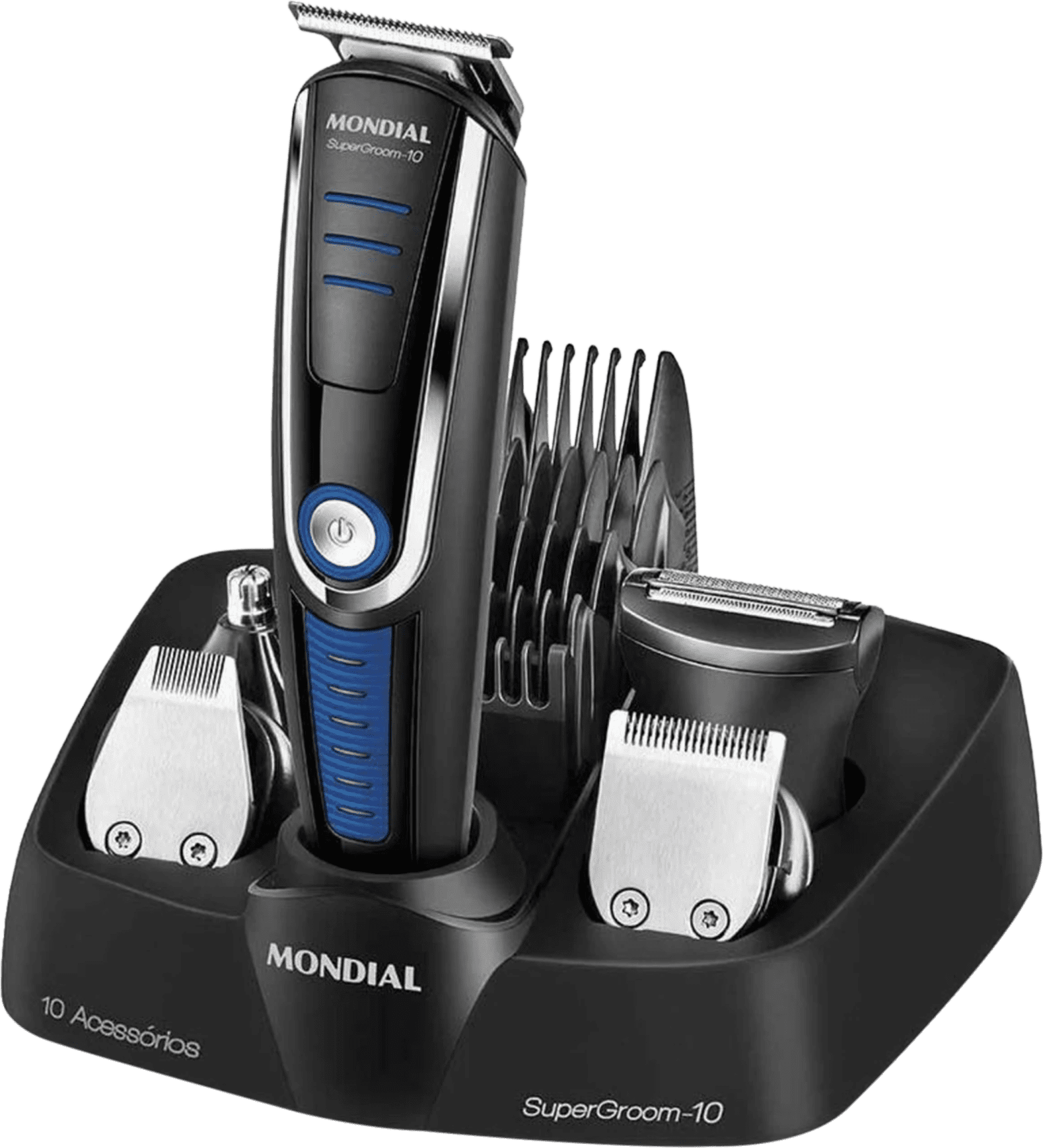 Aparador de Pelos Super Groom 10, Mondial, 6W, Bivolt