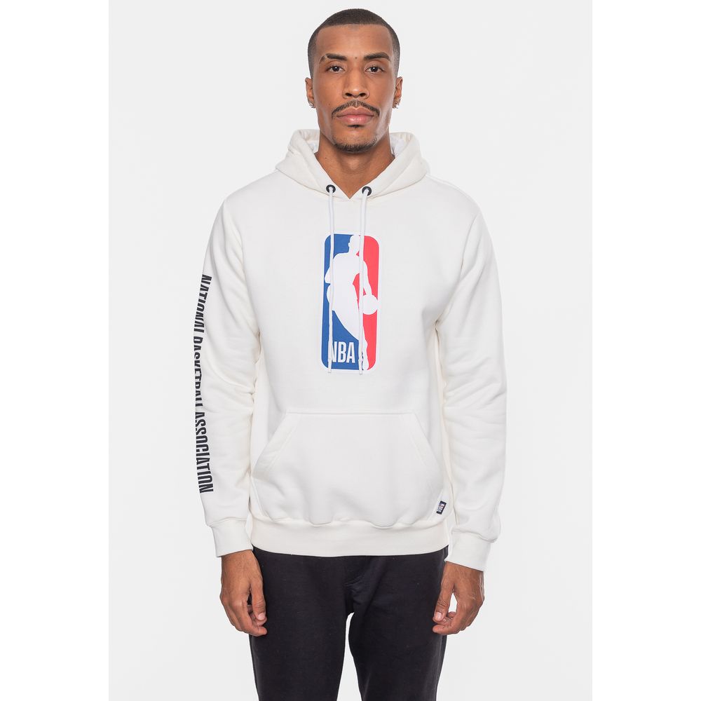 Moletom Masculino NBA Manga Longa Off-White