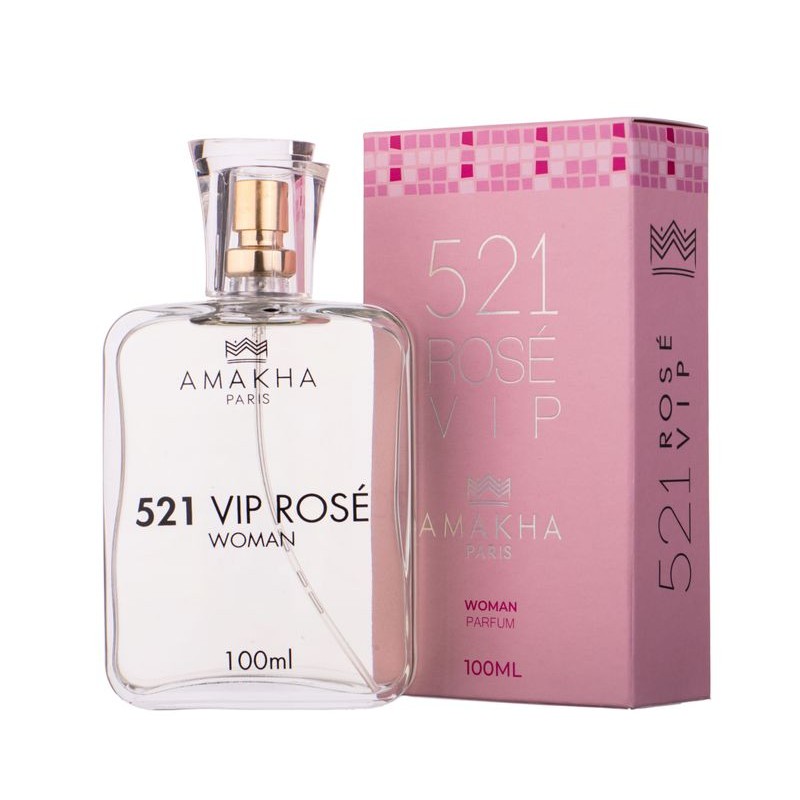Deo Colônia Feminino 521 Vip Rosé 100ml - Amakha Paris