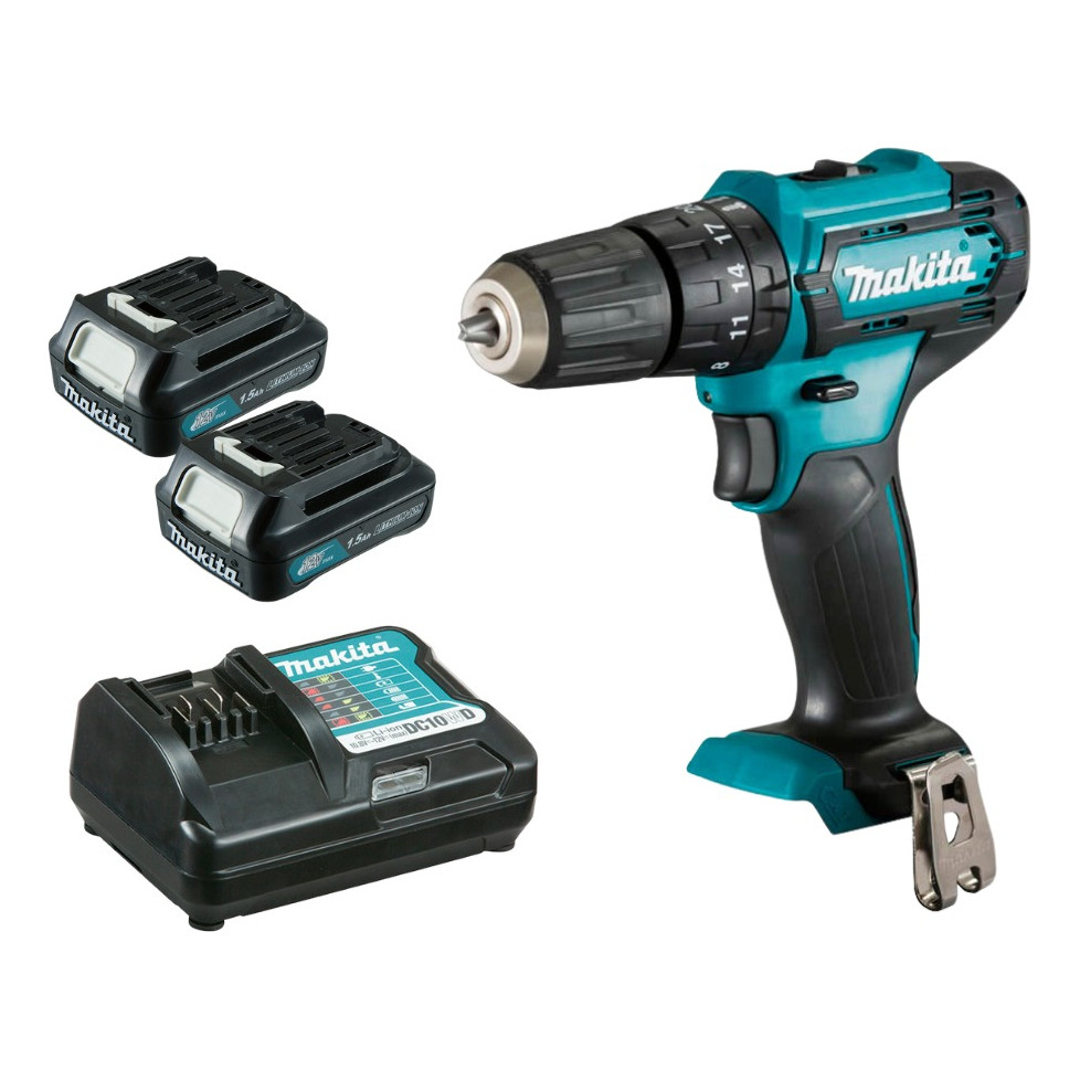 Parafusadeira Furadeira De Impacto Hp333 Makita 2 Baterias