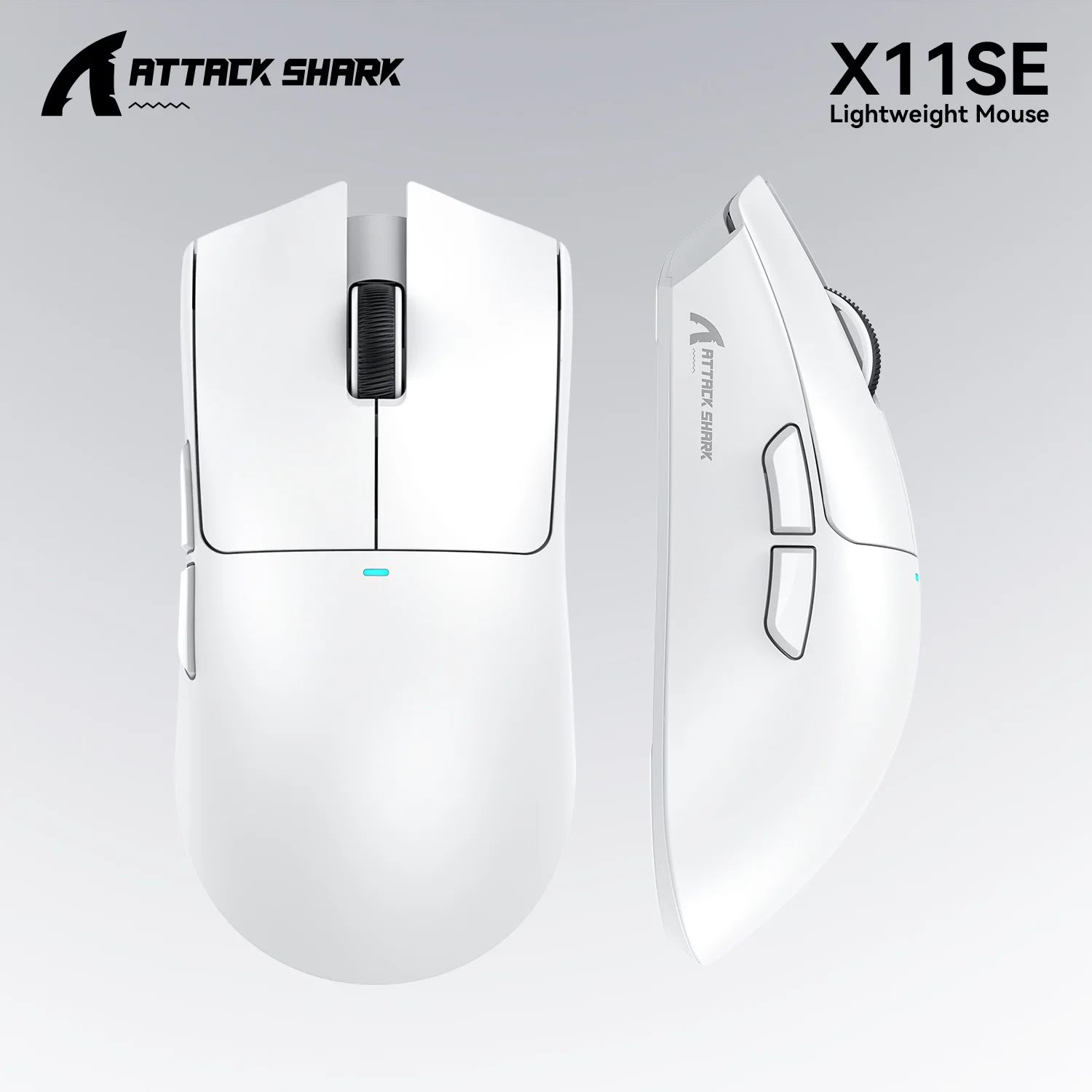 Mouse Gamer Sem Fio Attack Shark X11se