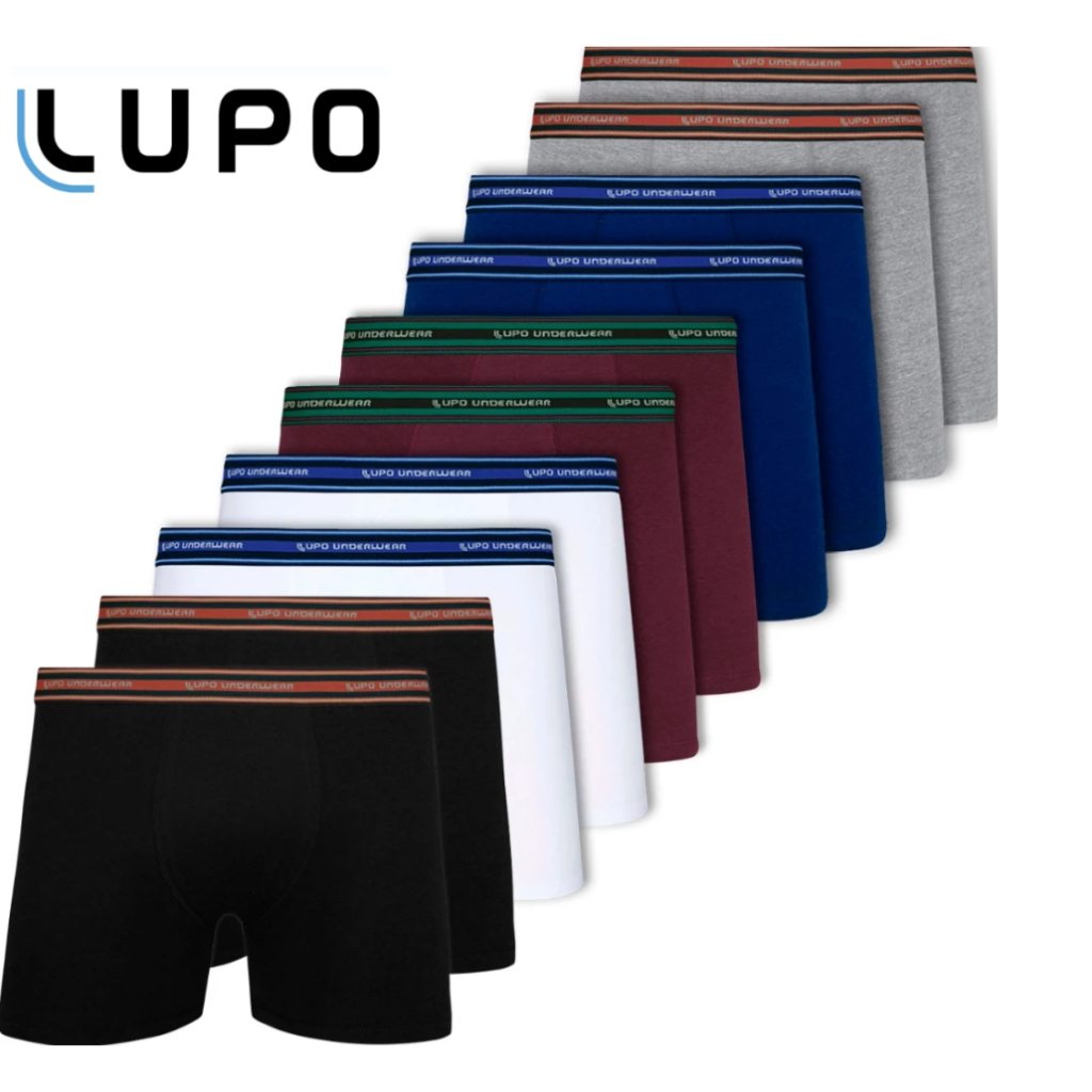 Kit Com 10 Cuecas Boxer Algodão Adulto Kit Cueca Masculina Algodão Original Cueca Box Usee Brasil