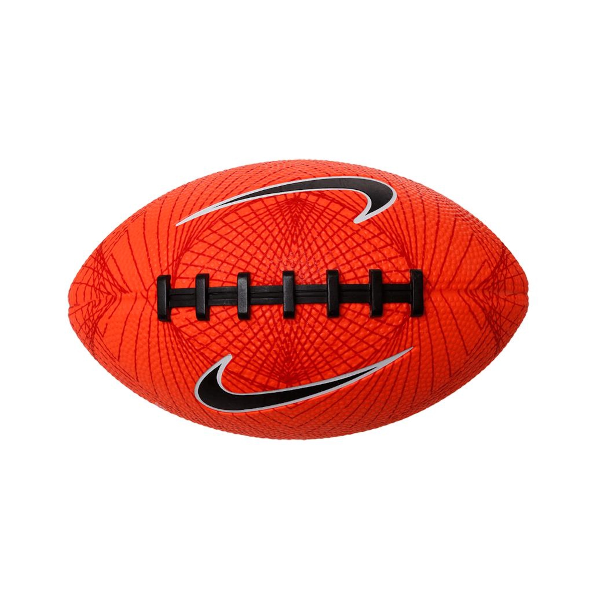 Bola De Futebol Americano Nike 500 Mini 4.0 FB 5 - Laranja Com Preta