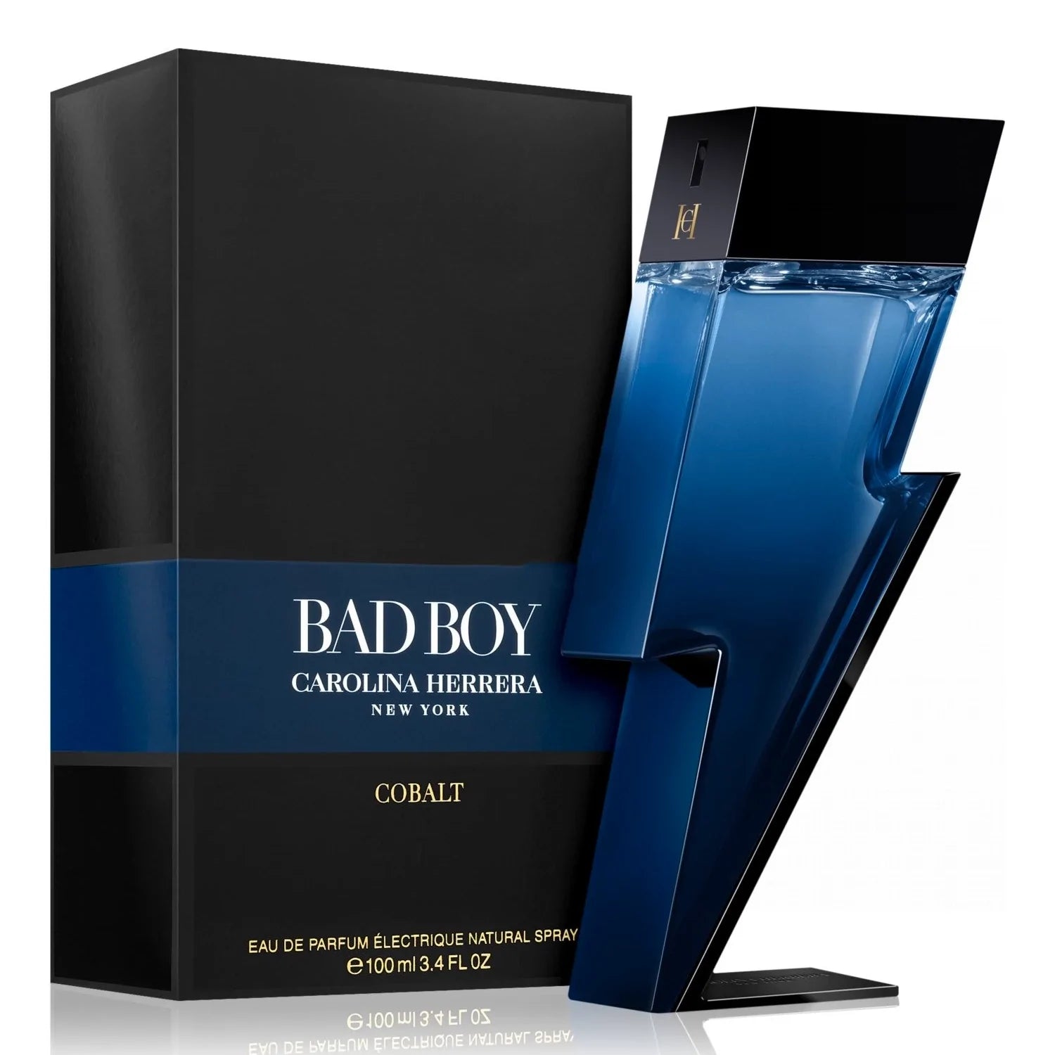 Perfume Carolina Herrera Bad Boy Cobalt Eau de Parfum Électrique 150ml masculino
