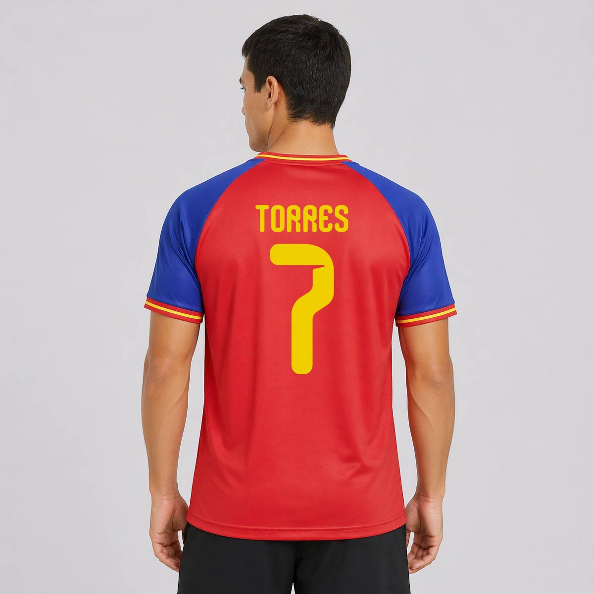 Camisa Balboa Espanha La Roja 7 Torres - Vermelho