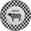 Conjunto C/6 Prato Raso Barbecue