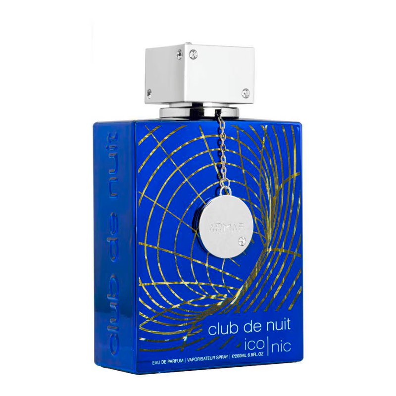 Perfume Club De Nuit Iconic Blue Armaf Eau De Parfum 105ml Perfume Árabe Masculino Importado Alta Fixação
