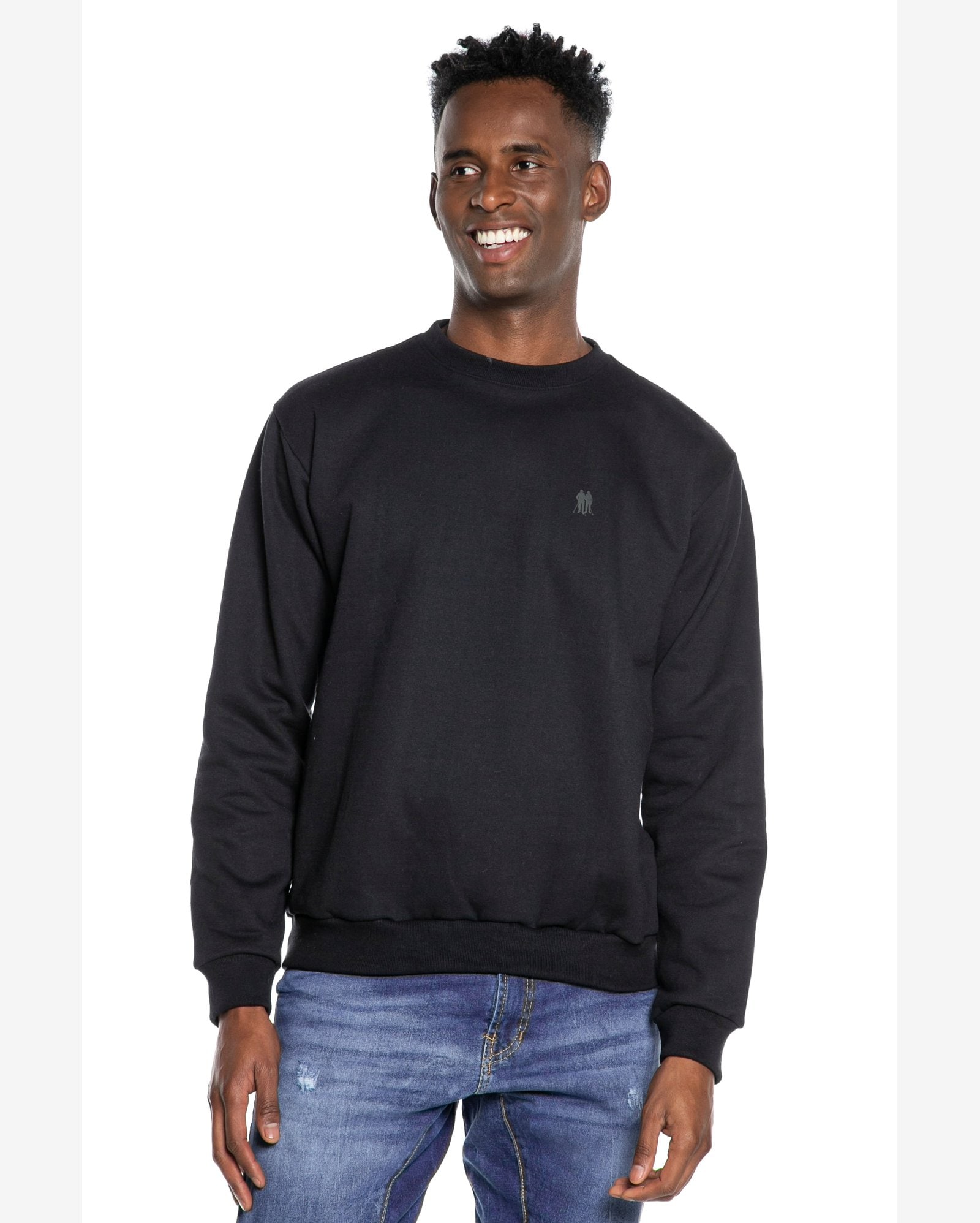 Moletom Leve Gola Careca Polo Wear Preto