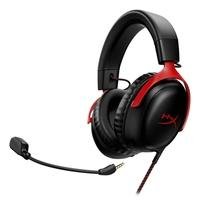 Headset Gamer HyperX Cloud III DTS Drivers 53mm USB PC PS5 PS4 XBOX Series XS Xbox One Nintendo Switch Mobile Preto e V