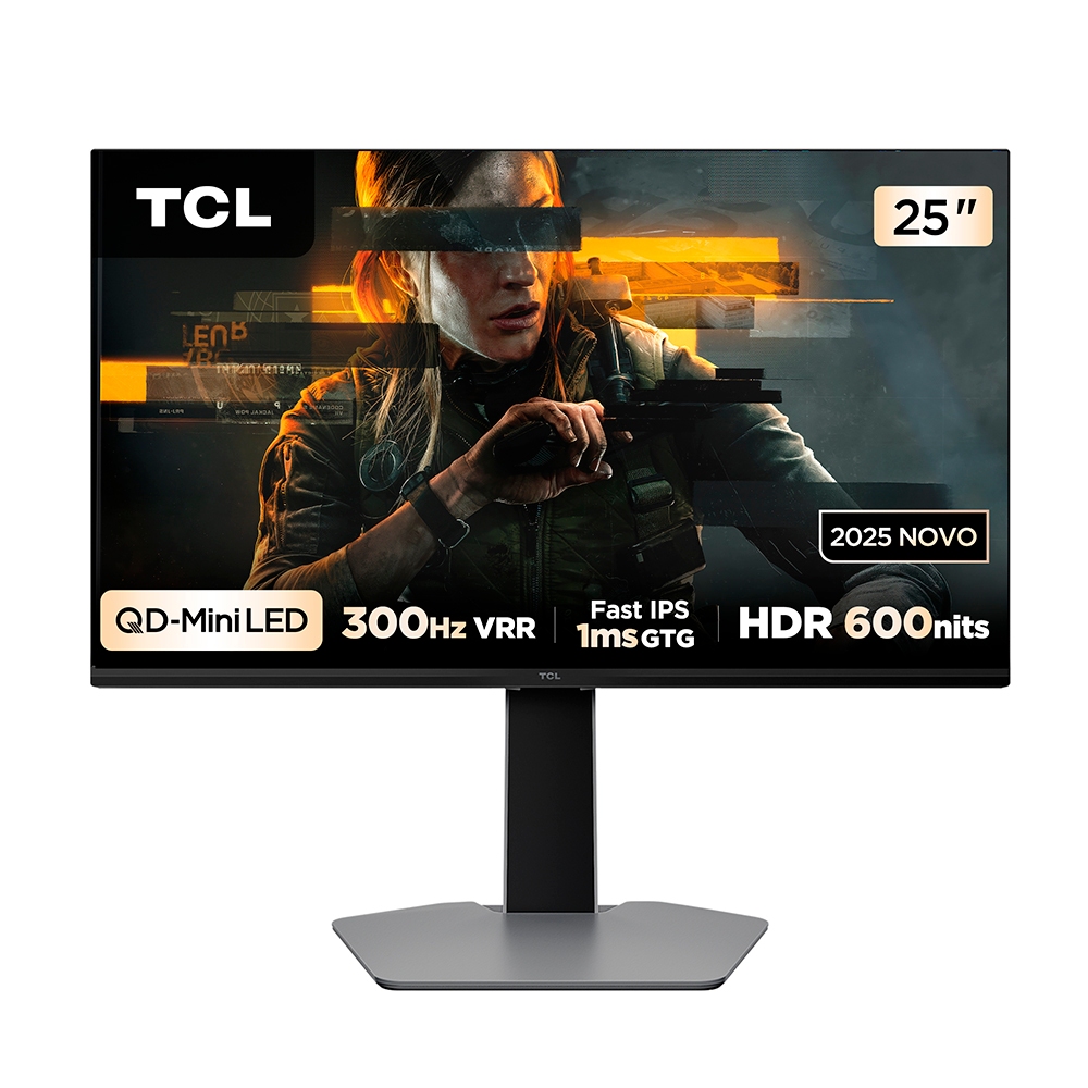 Monitor Gamer TCL 25" Full HD 300Hz 1ms