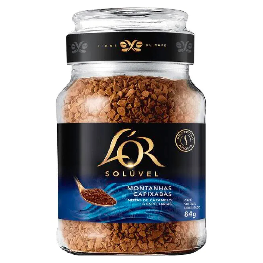 L'or, Café Solúvel Montanhas Capixabas Vidro 84g