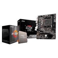 Kit AMD Ryzen 5 5500 + Placa-Mãe MSI A520M-A PRO
