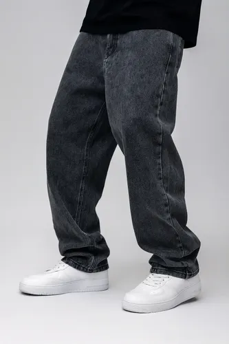 Calça Balão Jeans Masculina Marmorizada Streetwear Larga Bag
