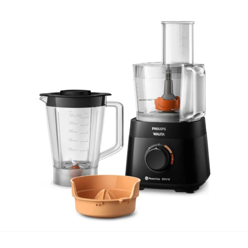 Multiprocessador PowerChop 600 Plus, Philips Walita, 4 Em 1, Preto 600W, 220v - RI7300/92
