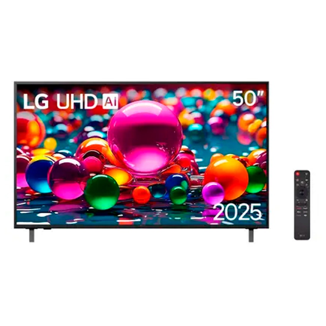 Smart TV Profissional 4K 50" LG UHD 50AU801 Processador 7 AI Ger8 Super Upscaling Google Cast Alexa Integrado Controle