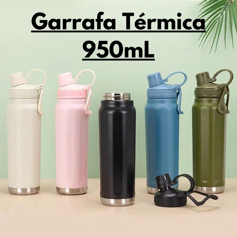 Garrafa Térmica 950ml Aço Inoxidável Gradiente