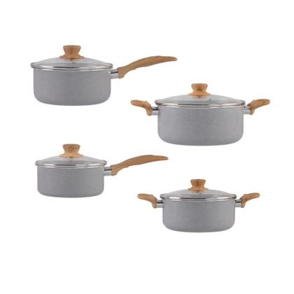 Conjunto De Panelas Brinox Gris Indução + Utensílios 7 Peças Cinza-escuro