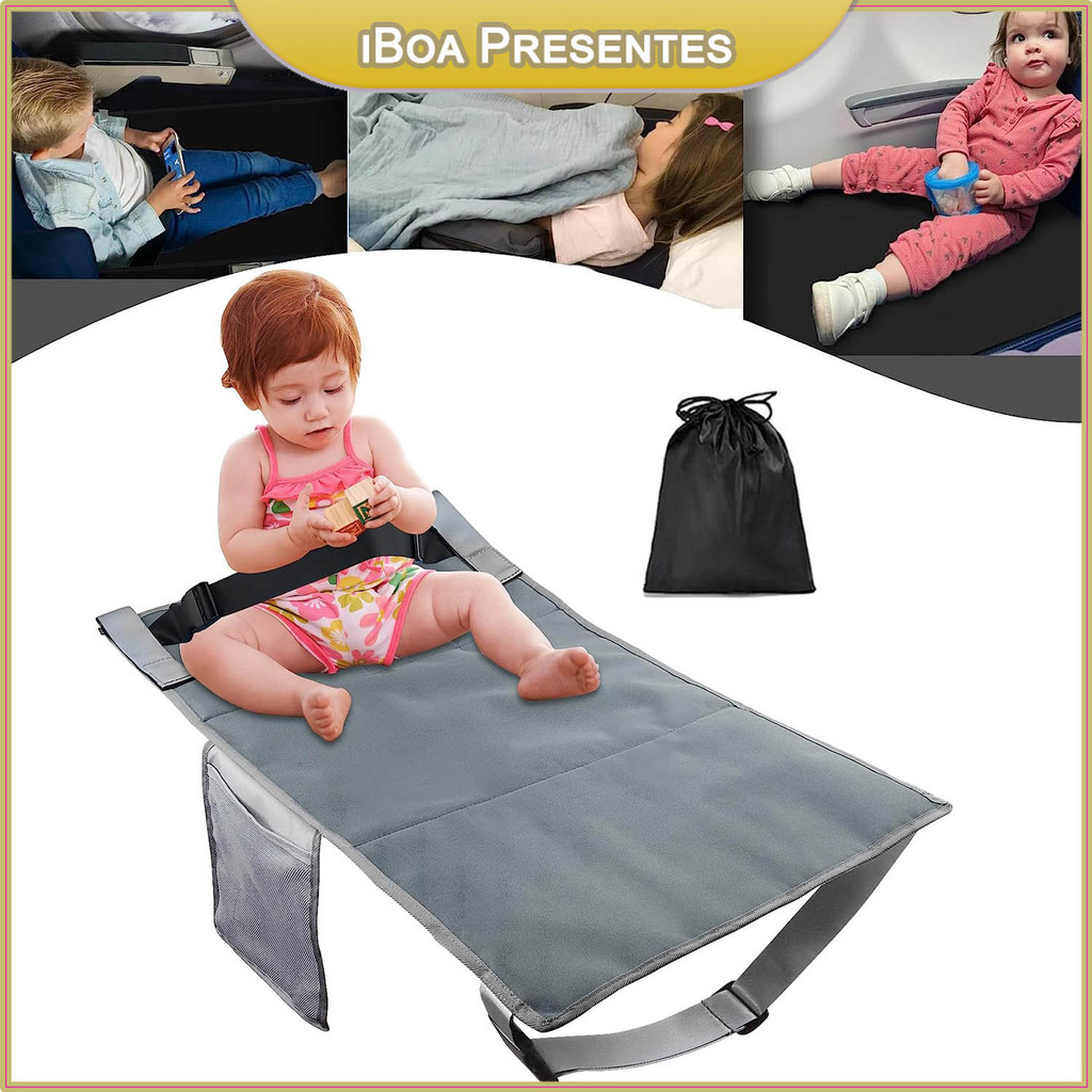 Extensor de cama de avião para assento traseiro de carro portátil para crianças pequenas cama de avião inflável,