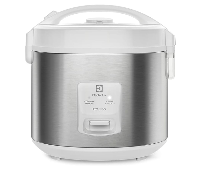 Electrolux Panela Elétrica Vapor Arroz Capacidade 3,5L 10 Xícaras 2 Em 1