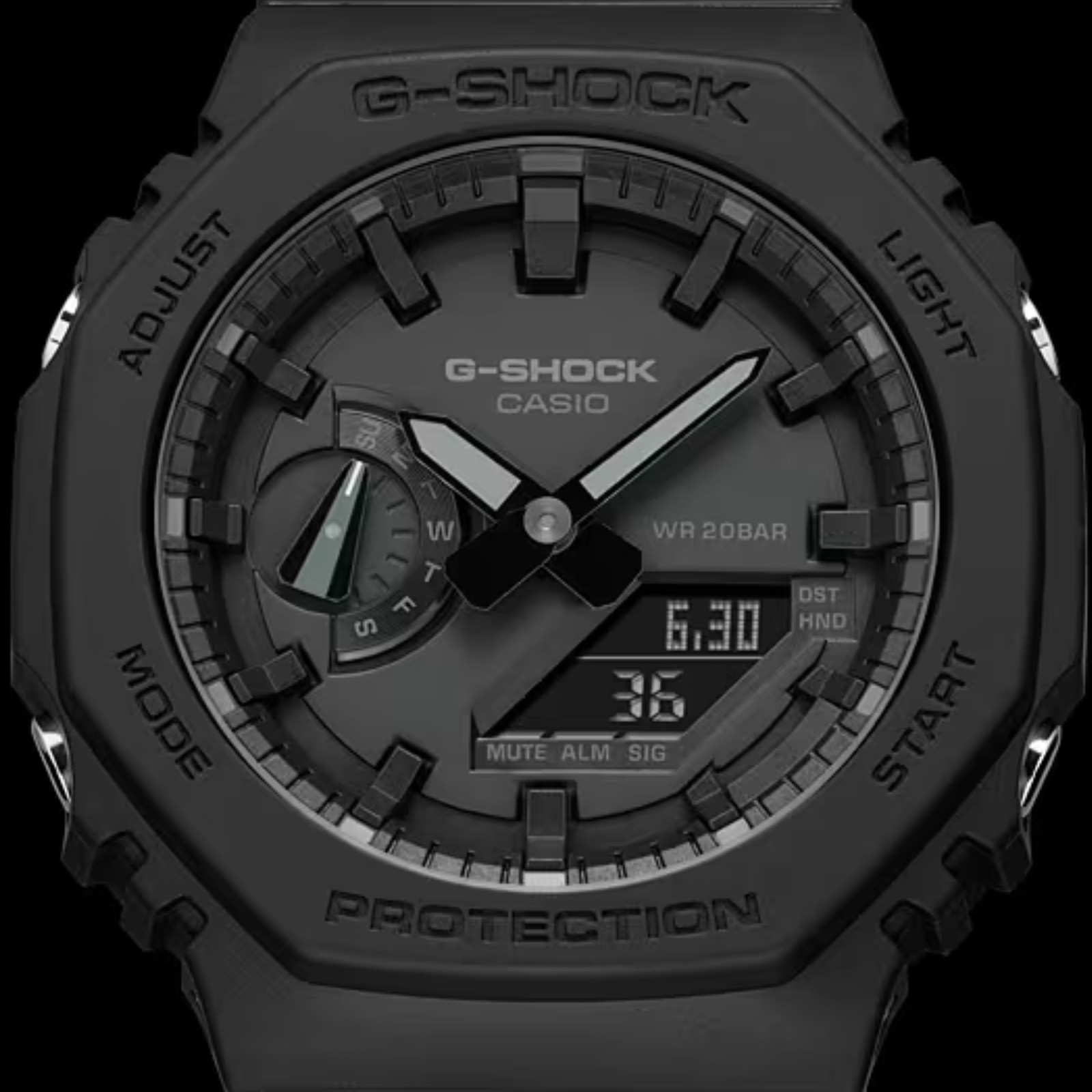 Relógio Casio G-shock Masculino Carbon Ga-2100-1a1dr Preto