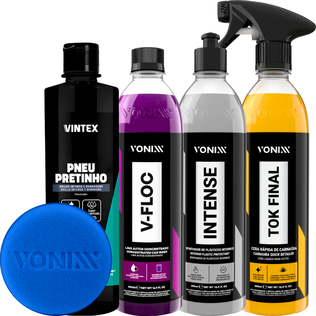 KIT SHAMPOO V-MOL CERA TOK FINAL REVITALIZADOR INTENSE 240ML VONIXX PRETINHO VINTEX