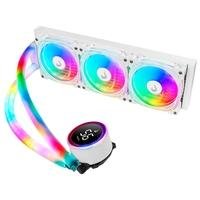 Water Cooler Gamer Aura Ice 360mm ARGB Branco