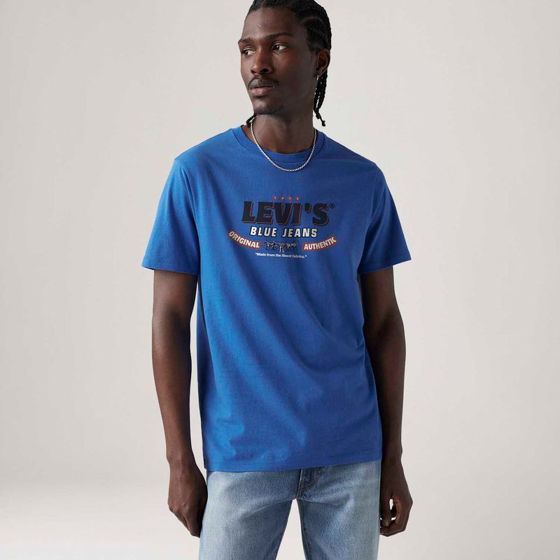 Camiseta Levi's® Graphic Crewneck Azul Lb0013248