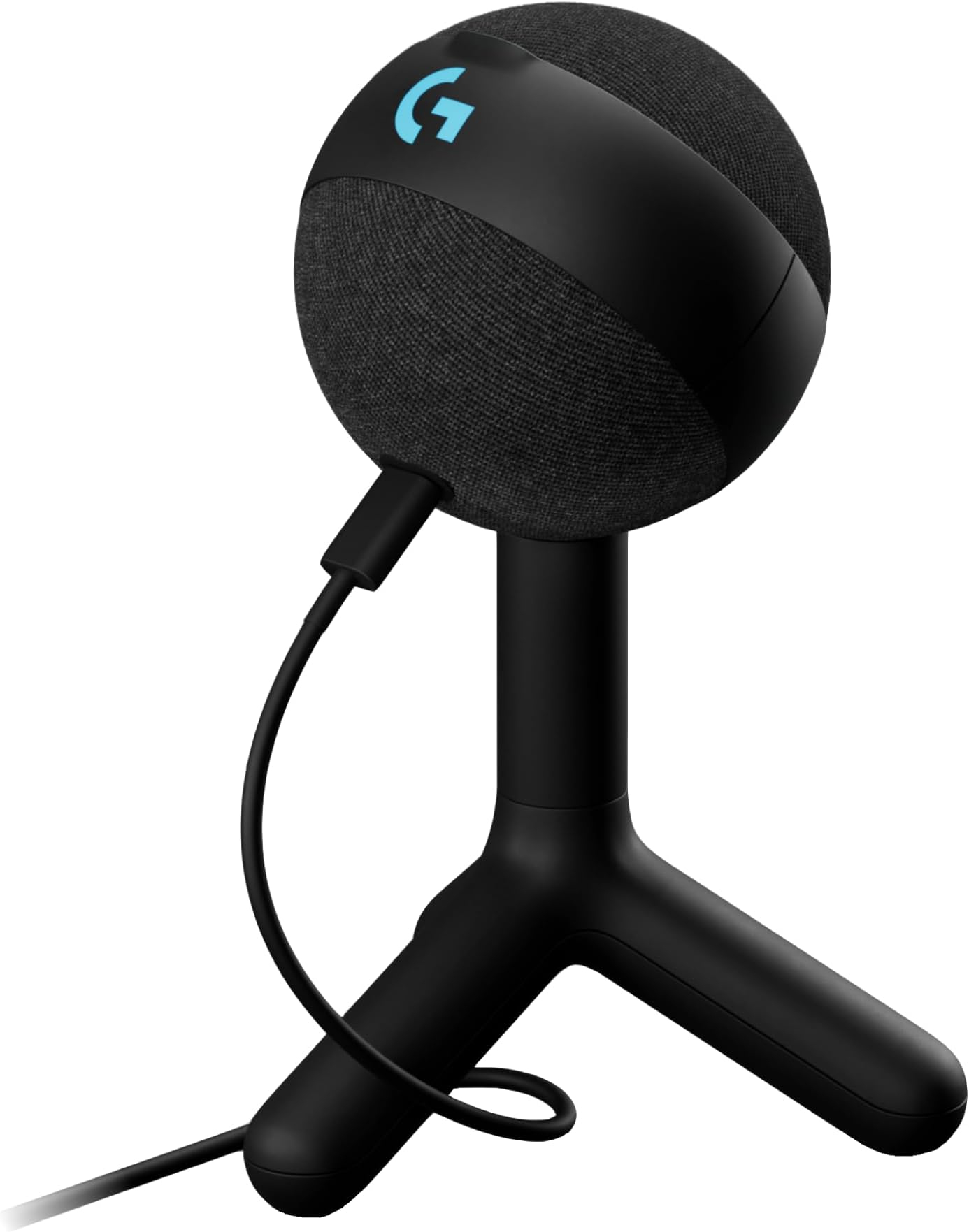 Microfone Condensador Gamer Logitech G Yeti Orb com RGB LIGHTSYNC Captação Cardioide Conexão USB Plug and Play para