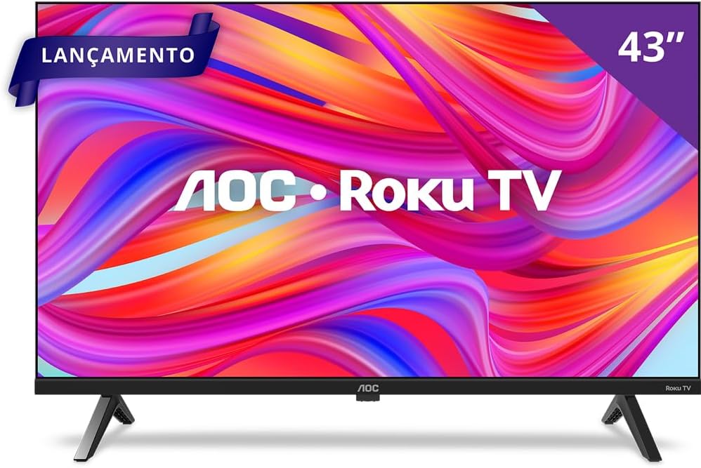 Smart TV 50" Aoc Roku 4K Série 6125-50U6125/78G