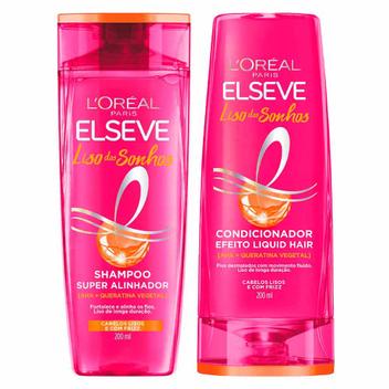 Elseve Liso dos Sonhos Kit Condicionador + Shampoo