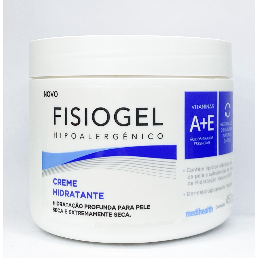 Fisiogel Hipoalergênico Creme Hidratante Corporal - 450g