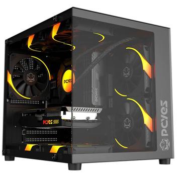Gabinete Gamer Pcyes Forcefield Mini Black