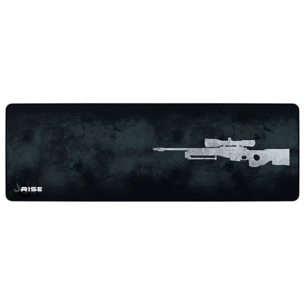 Mousepad Gamer Rise Mode Speed, Sniper, Estendido, Cinza