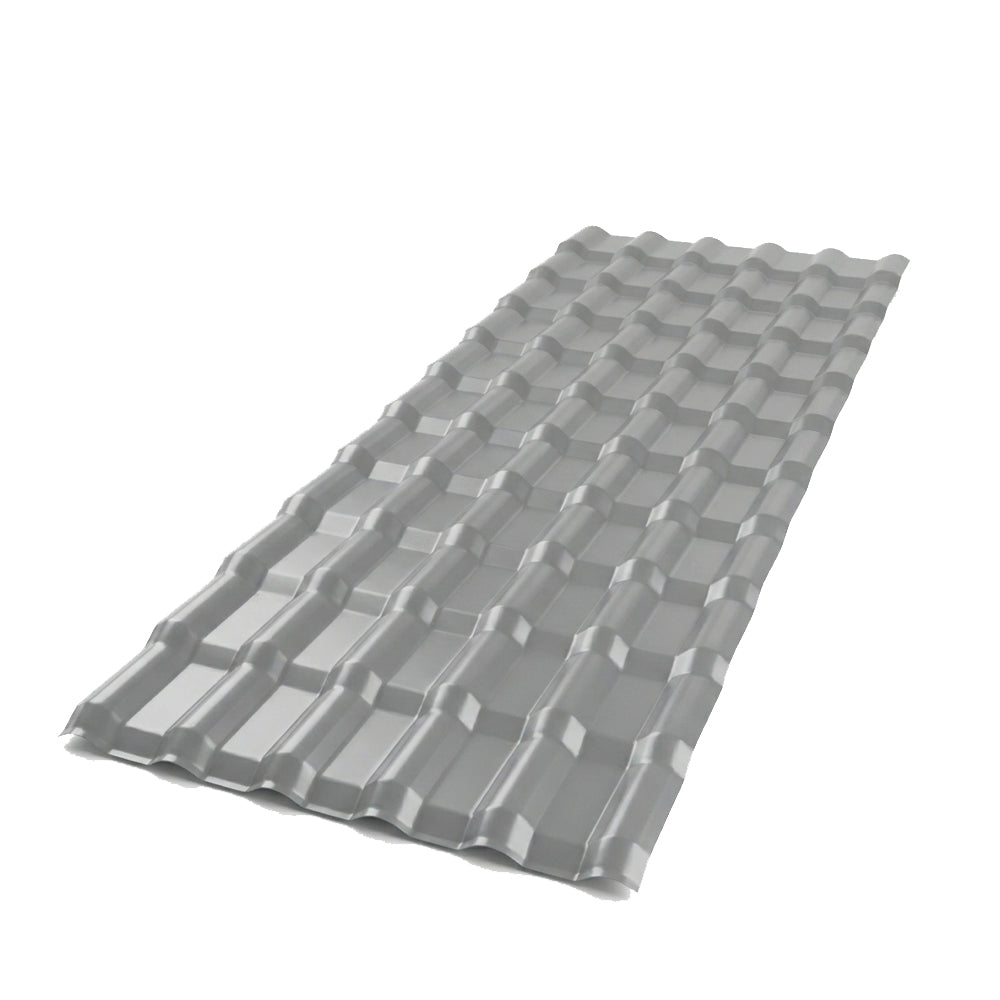 Telha Precon Pvc Plan 2.42x0.88 Cinza