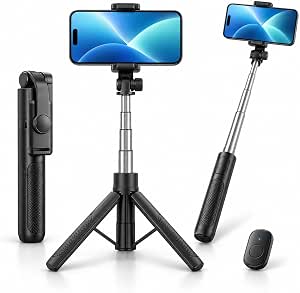 Tripé Celular 3 em 1 Bluetooth Rotação 360°