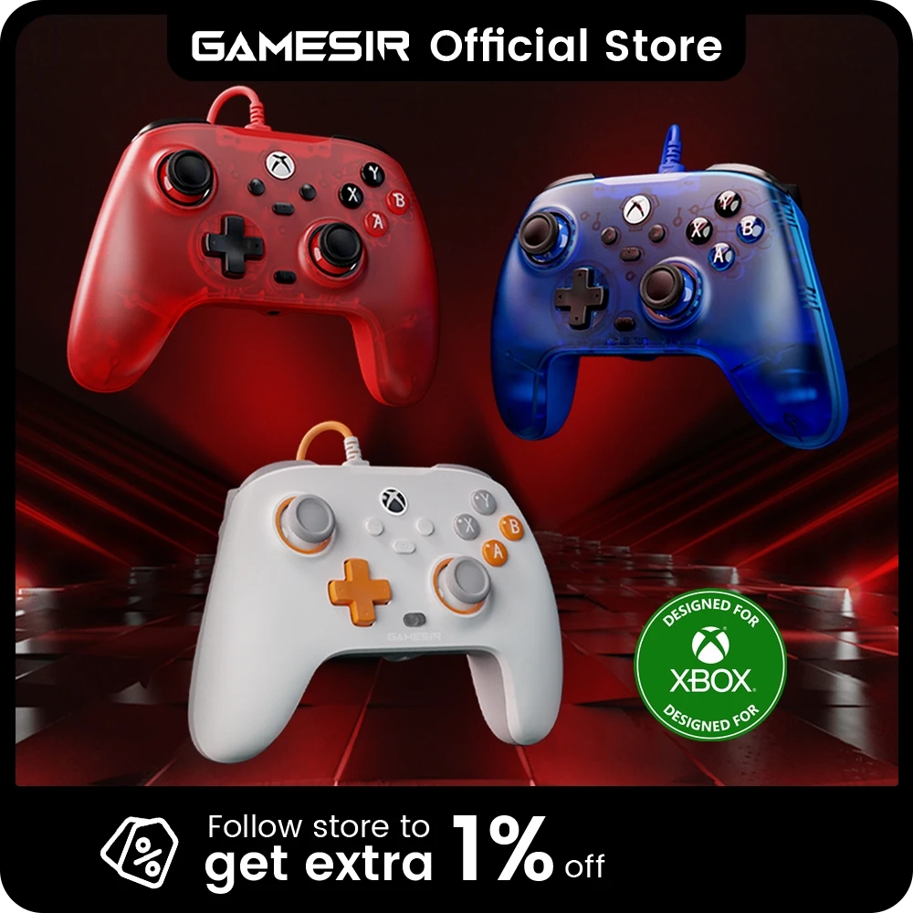 GameSir T7 Xbox Gaming Controller Gamepad com fio para Xbox Series X Xbox Series S Xbox One com gatilho de joystick