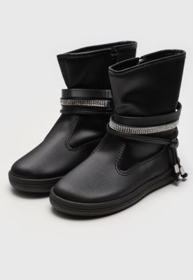 Bota Infantil Molekinha Hotfix Preta