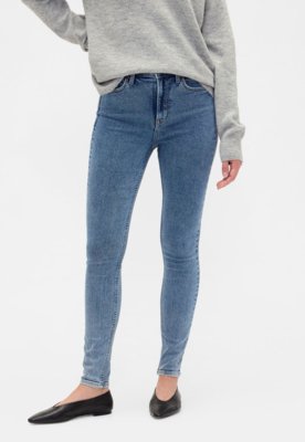 Calça Jeans Feminina GAP Modelagem Ajustada Azul