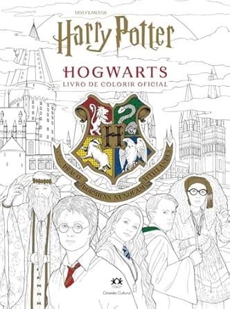 Livro de Colorir Harry Potter Casas de Hogwart