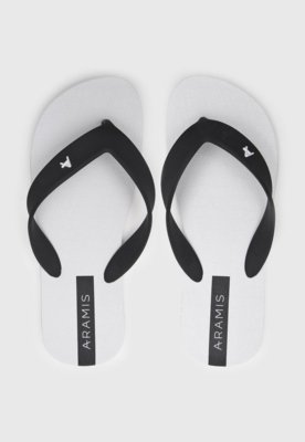 Chinelo Aramis De Dedo Logo Branco