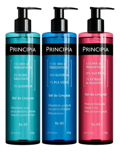 Principia Kit Trio Limpeza Facial Personalizadas