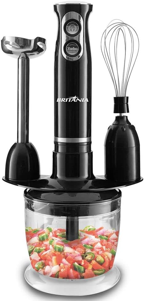 Mixer 3 em 1 500W 2 velocidades Bmx400 Preto 110v Britânia