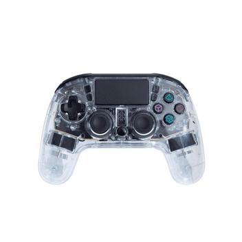 Controle Sem Fio Dazz Prism Bluetooh PC PS4 Transparente